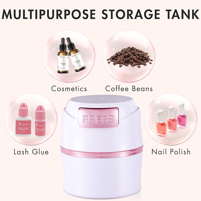 Eyelash Glue Storage Container Tank