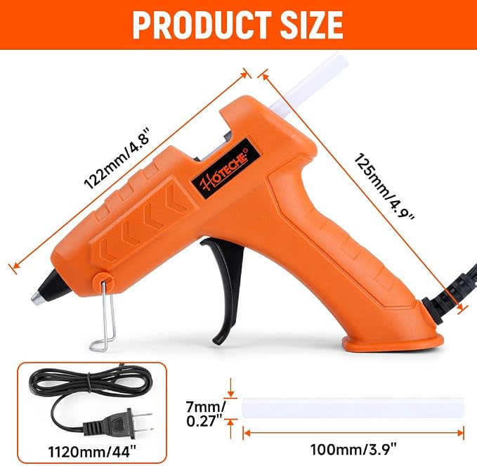 Hoteche 25W Hot Glue Gun Fast Preheating Glue Gun