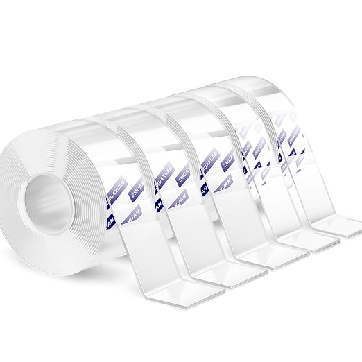 ZMUAXUAN Nano Tape Adhesive Reusable, Double Sided Mounting Tape Heavy Duty