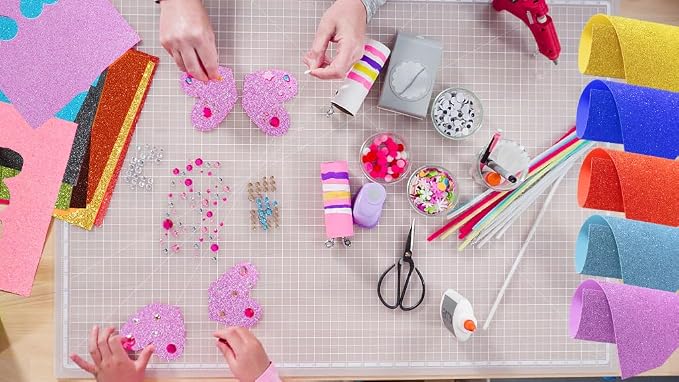10 Sheets Glitter Cardstock Paper