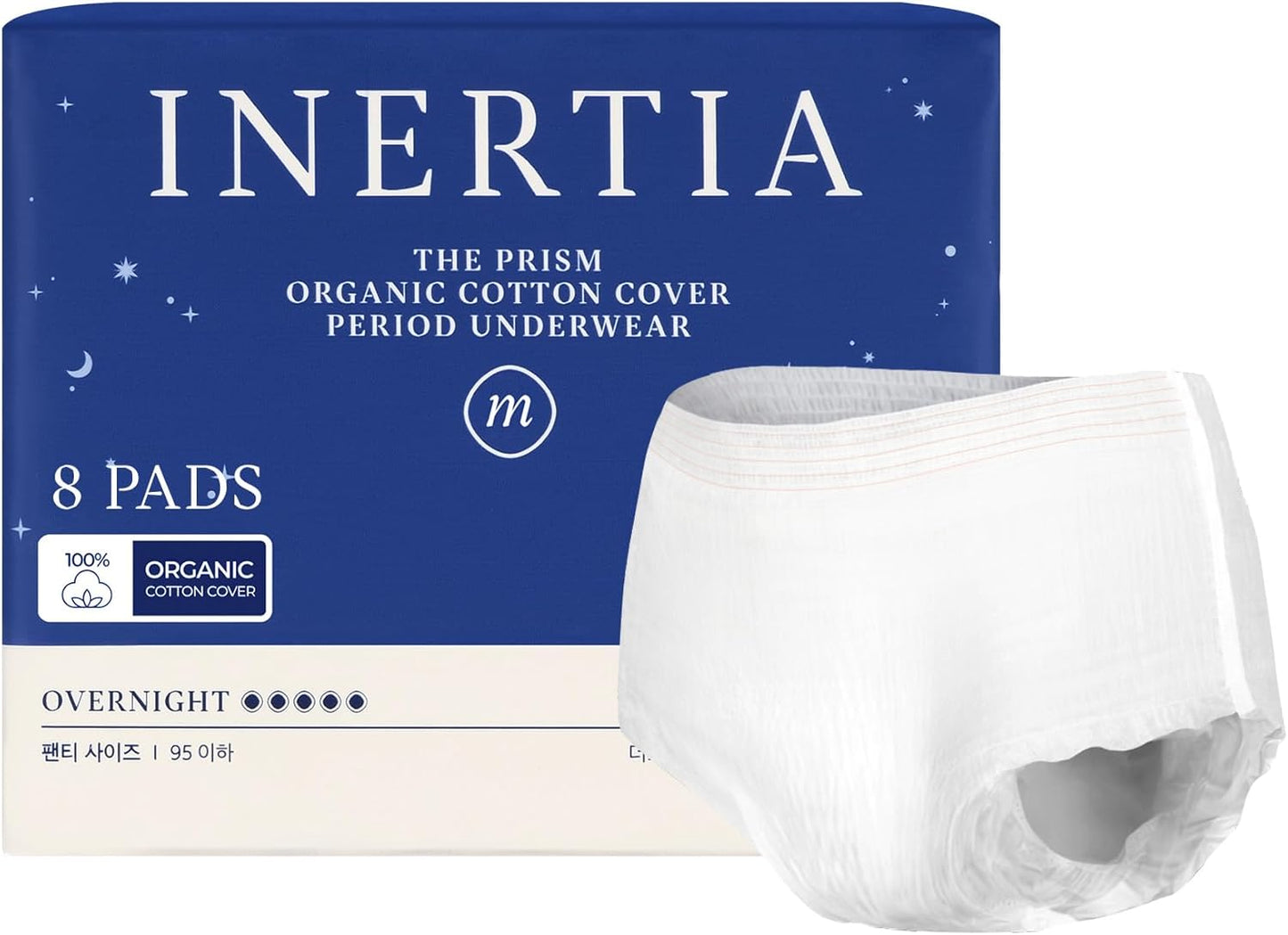 INERTIA Organic Cotton Cover Period Underwear - Medium