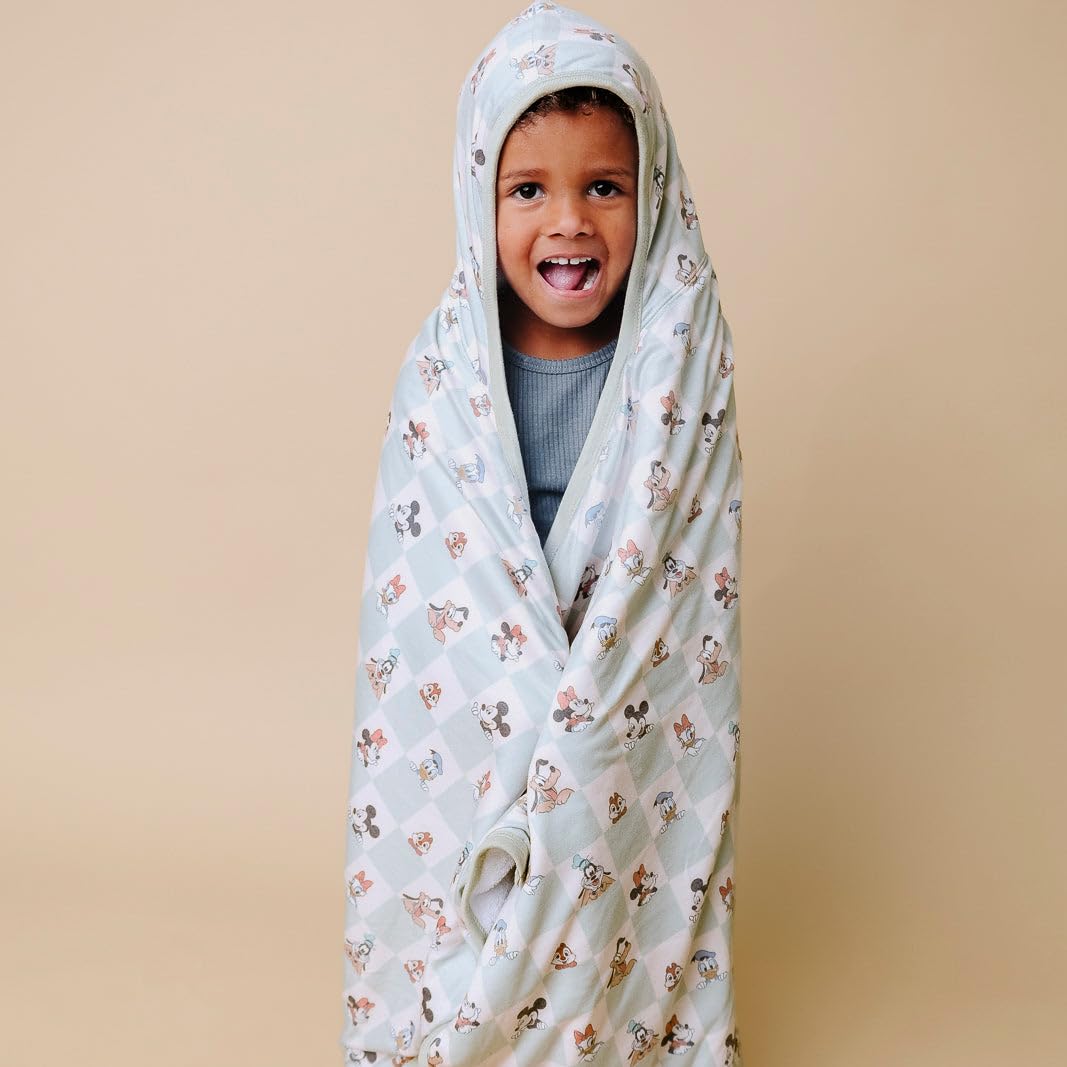 Premium Big Kid Hooded Towel "Mickey Mouse & Friends" by Copper Pearl