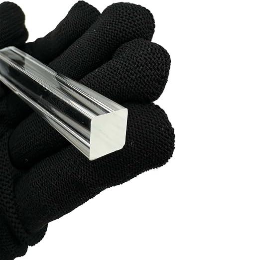 8Pcs Clear Acrylic Square Rods, 12mm x 300mm Thick Transparent Plastic Dowel