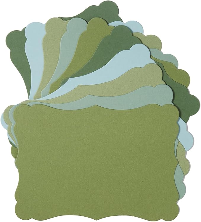 50 Pack Blank Kraft Greeting Cards, 5 Colors, 4x6IN | Thick Cardstock Paper