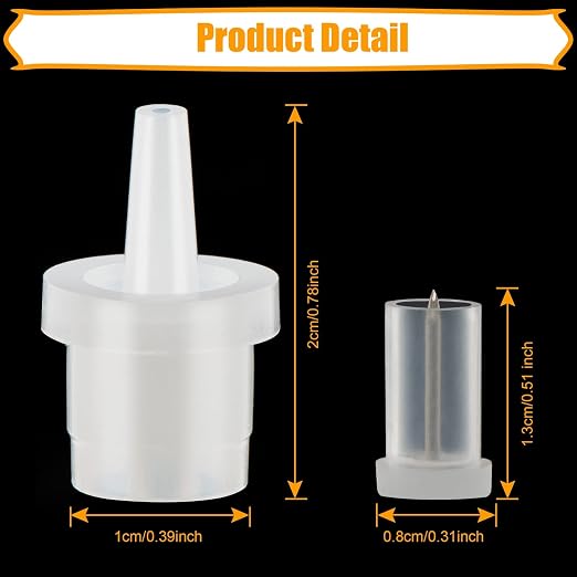 60 PCS Lash Glue Nozzle Replacement Kit, Lash Glue Replacement Nozzle Tip |