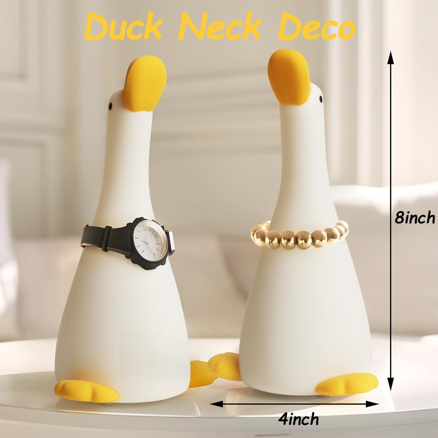 LED Duck Night Light for Baby Nursery, Toddler Fun Dream Duck Light Silicone Squishy Lamp, Rechargeable Bedside Touch Lamp, Christmas Gifts, Room/House Decor for Kids