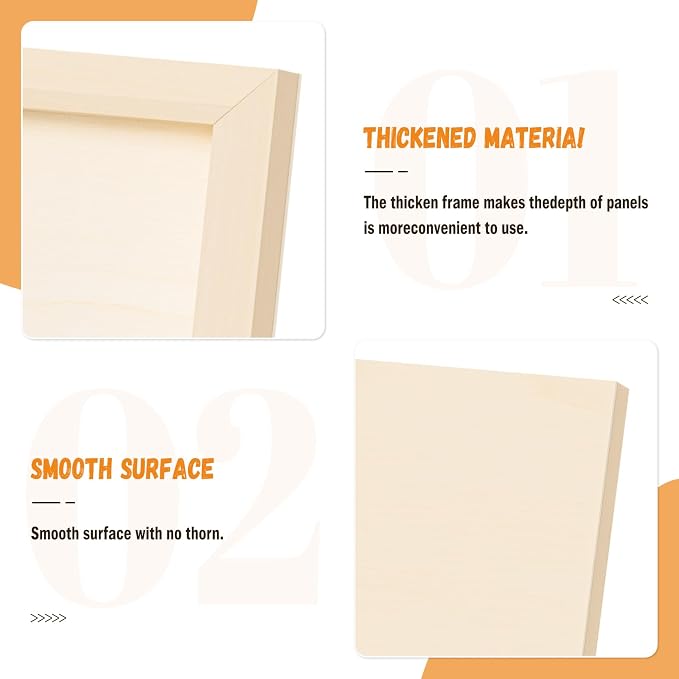 Wooden Art Panels for DIY Painting