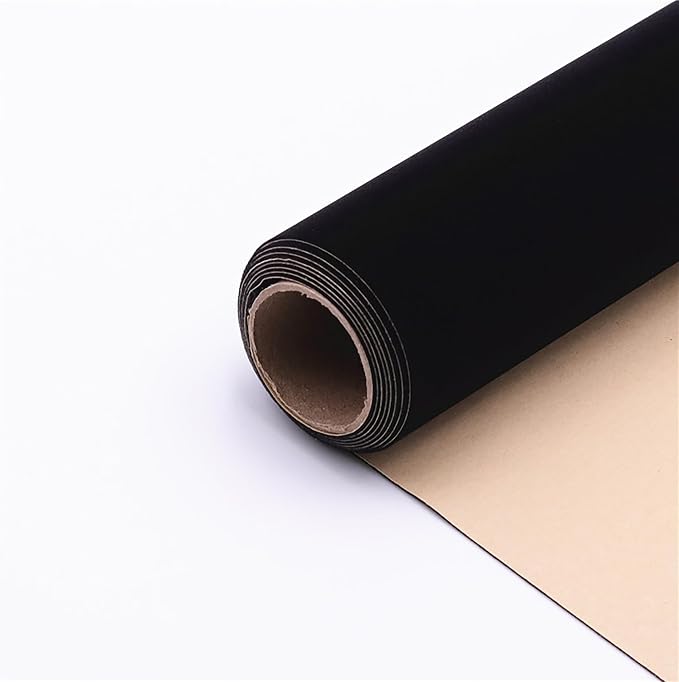 Self Adhesive Sheets Peel and Stick Velvet Flock Soft Velvet Drawer Liner DIY