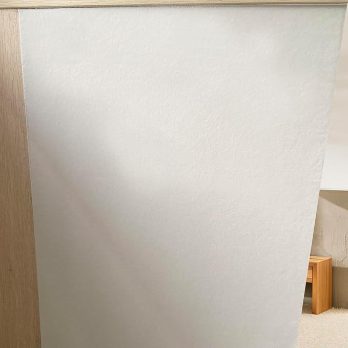 Adhesive Off White Velvet Felt Fabric Liner