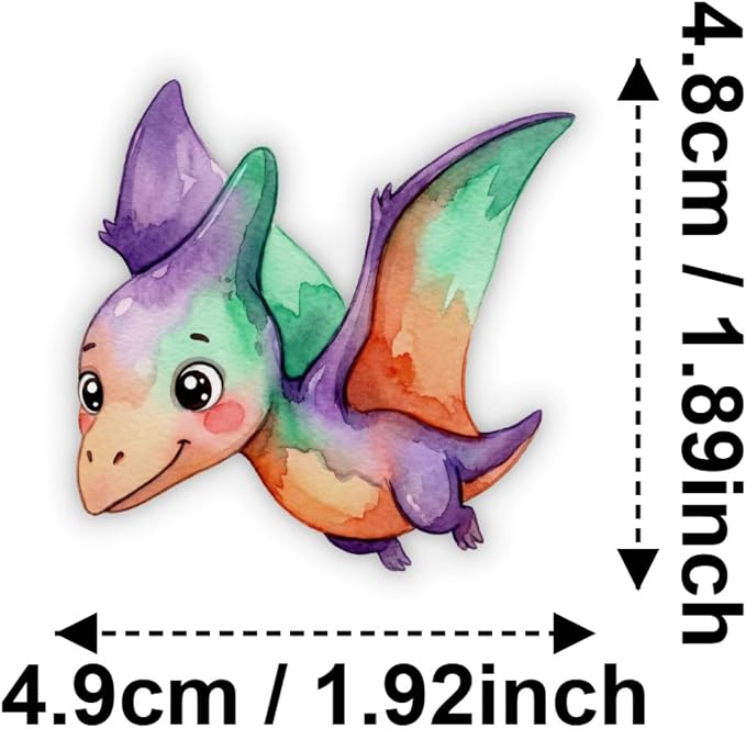 50 PCS Dinosaur Stickers for Scrapbooking Journaling Junk Journal Scrapbook