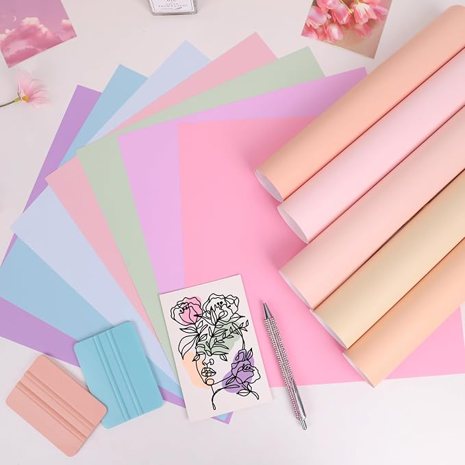 VINYL FROG Pastel Adhesive Vinyl Bundle