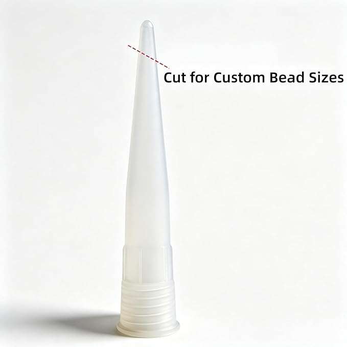 20-Pack PE Caulking Gun Nozzles
