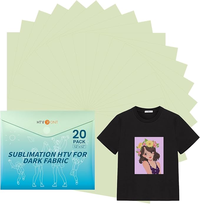 HTVRONT Sublimation HTV Sheets for Cotton Fabric