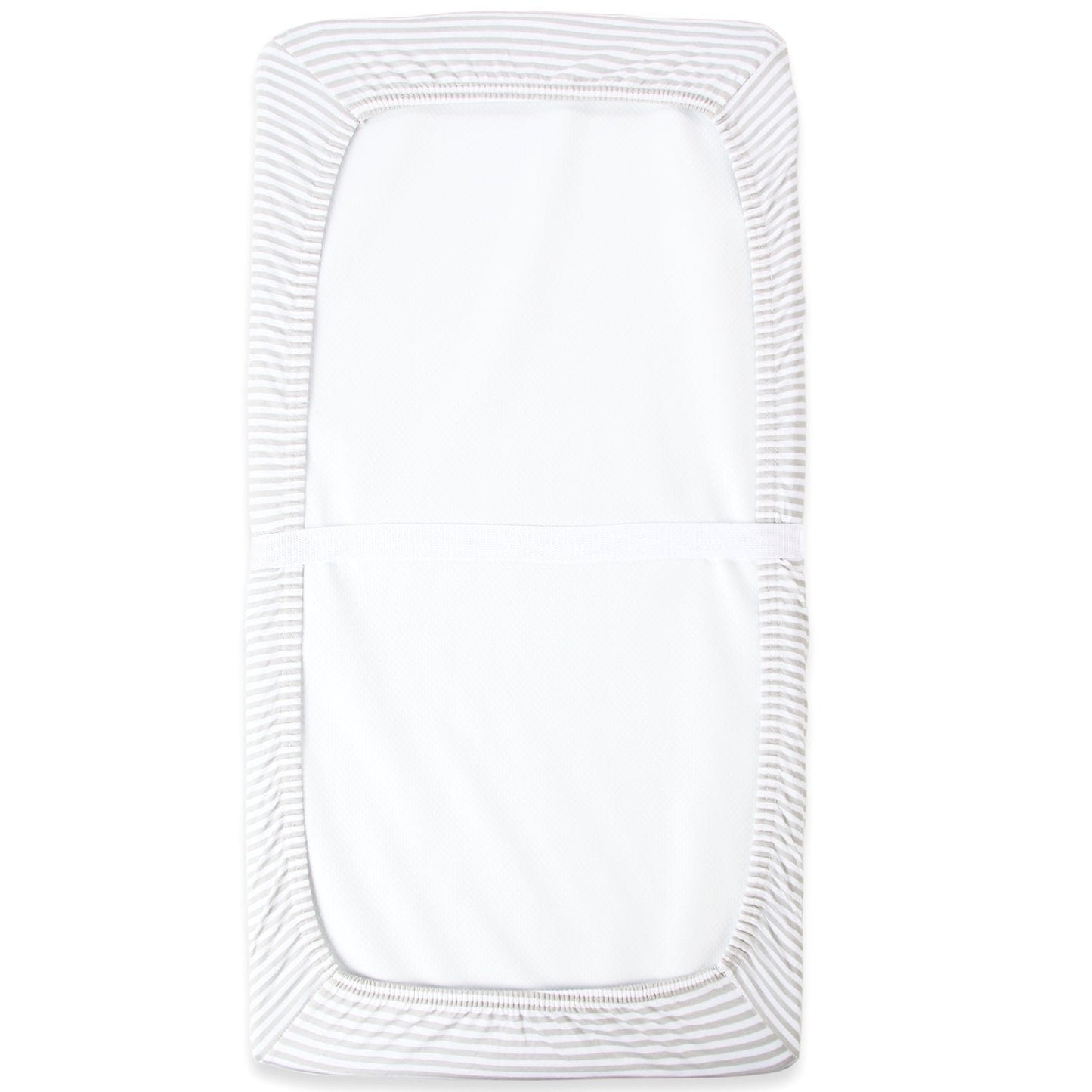 Cuddly Cubs Changing Pad Covers – 2 Pack – Snuggly Soft Plush Cotton Changing Table Covers for Boy, Girl – Fits Perfectly on Summer Infant and Other 16 x 32 Baby Changing Table Pads – Grey Stripes