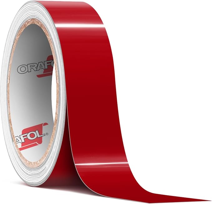 ORACAL 651 Gloss Red Permanent Vinyl Tape Roll – Premium Adhesive Film