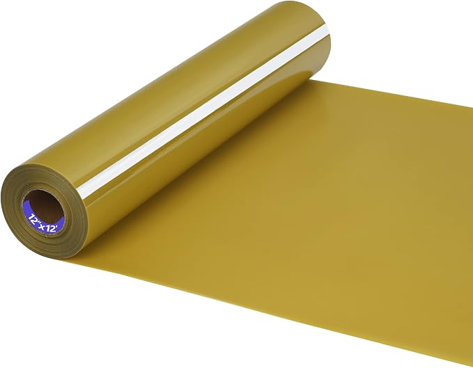 HTV Iron on Vinyl 12Inch by 12ft Roll HTV Heat Transfer Vinyl