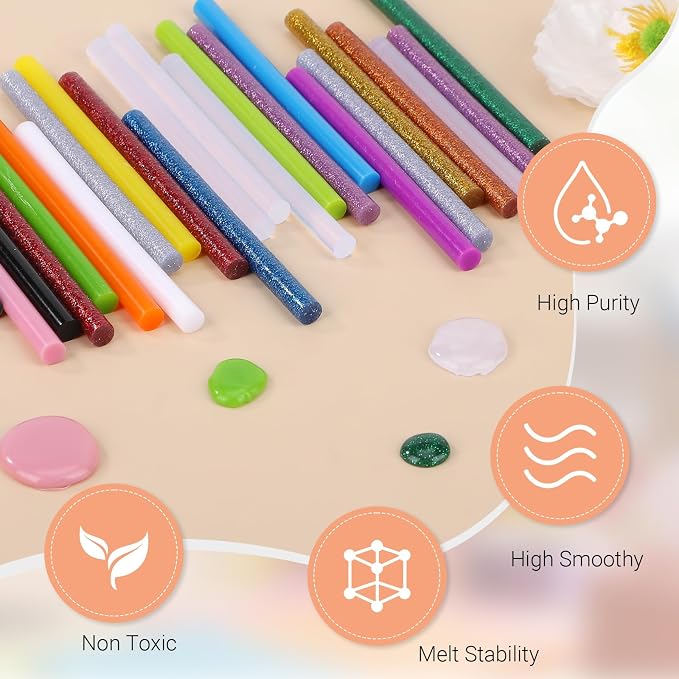 120PCS Hot Glue Sticks for Craft