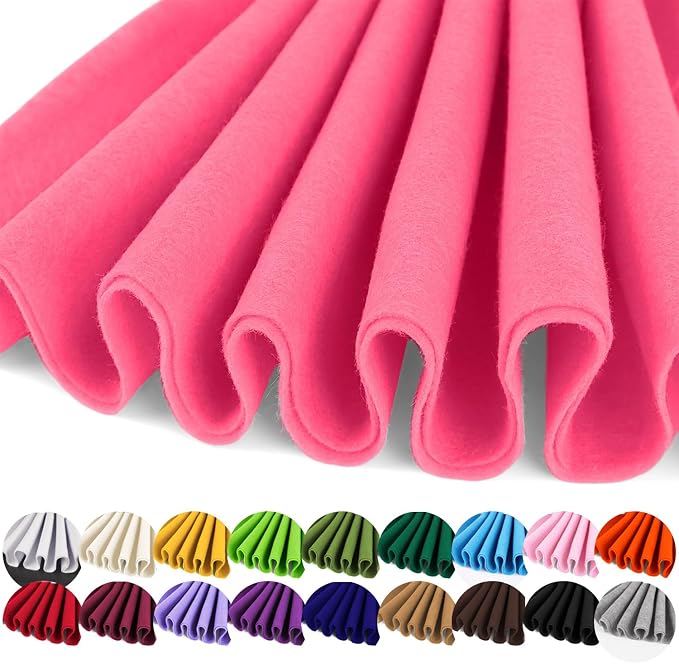 IONTACH 36" X 36" Soft Felt Fabric 1.6mm Thick | Felt Sheets
