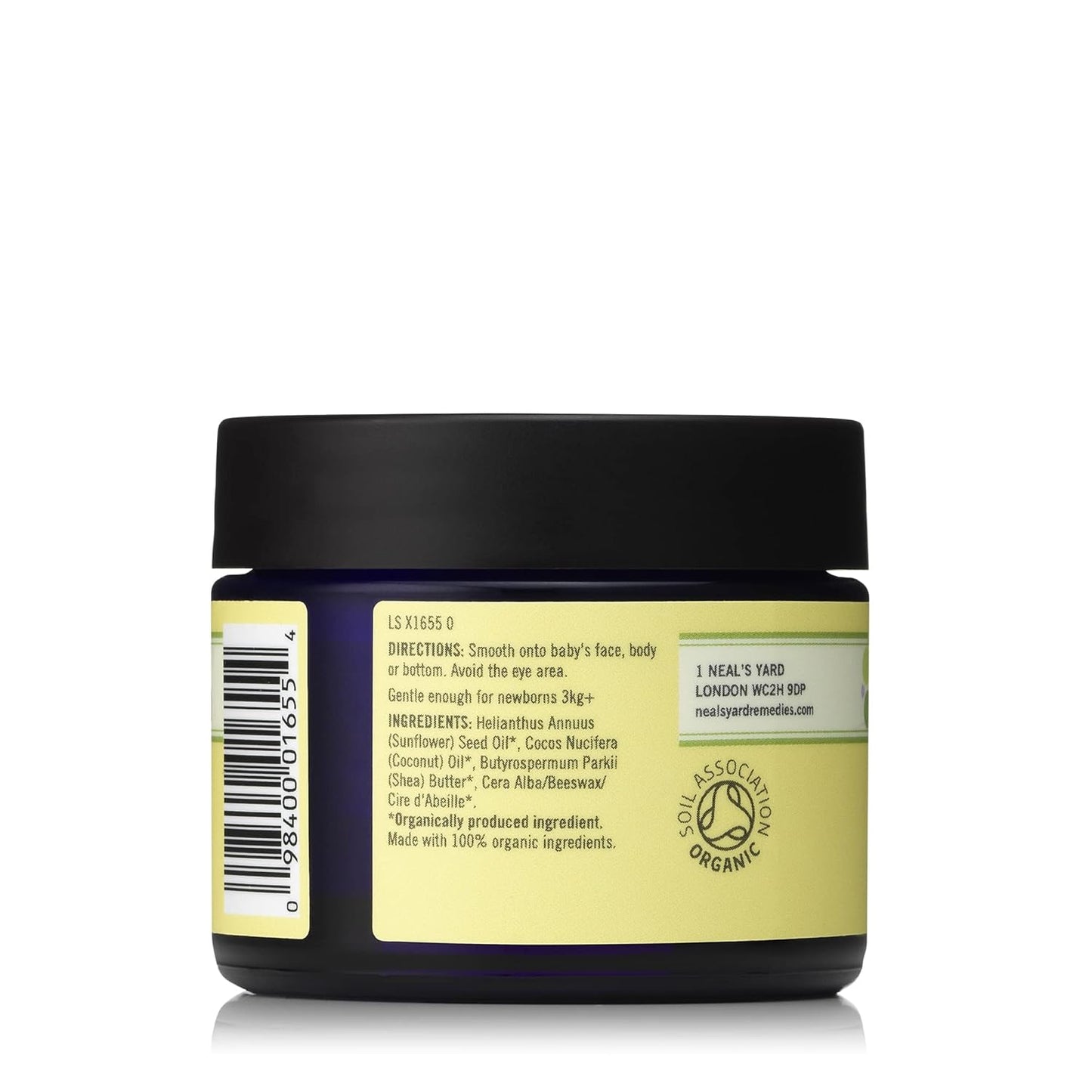 Neal's Yard Baby Balm with Shea Butter and Botanical Oils, Soothing & Nourishing Softening Balm, Hypoallergenic, Fragrance-Free, Cruelty-Free, 50g