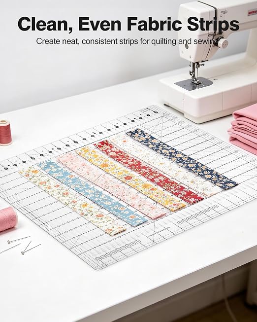 Quilting Rulers 17-3/4in x 22in, Slotted Quilting Ruler