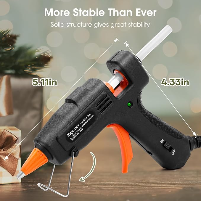 Fireproof Hot Glue Gun, Mini Glue Gun Kit