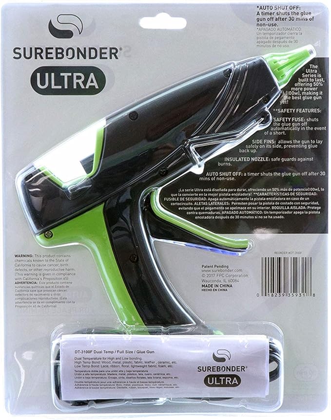Ultra Series 100 Watt Dual Temperature Full Size Hot Glue Gun