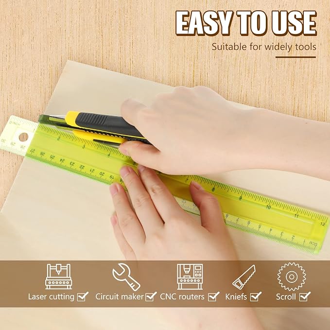 Riakrum Basswood Sheets Plywood Board Unfinished Wood Boards