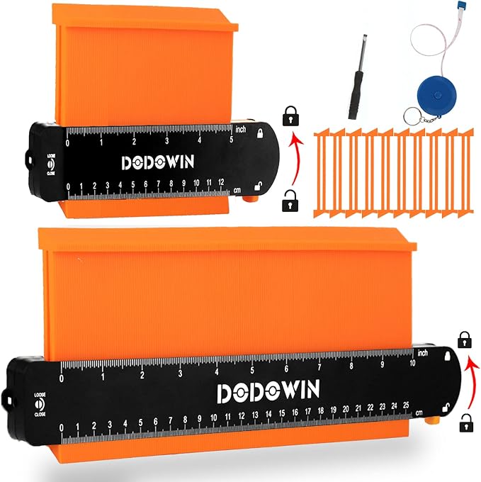 DODOWIN 10+5 Inch Contour Gauge