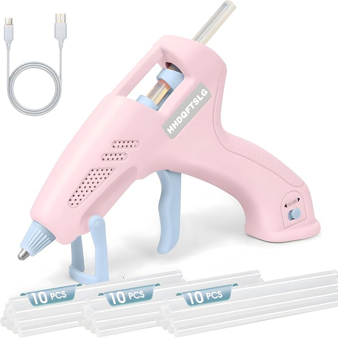 Cordless Hot Glue Gun, Fast Preheating
