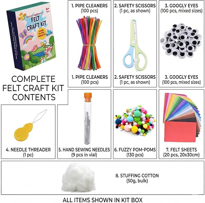 Felt Sewing Craft Kit, decorations