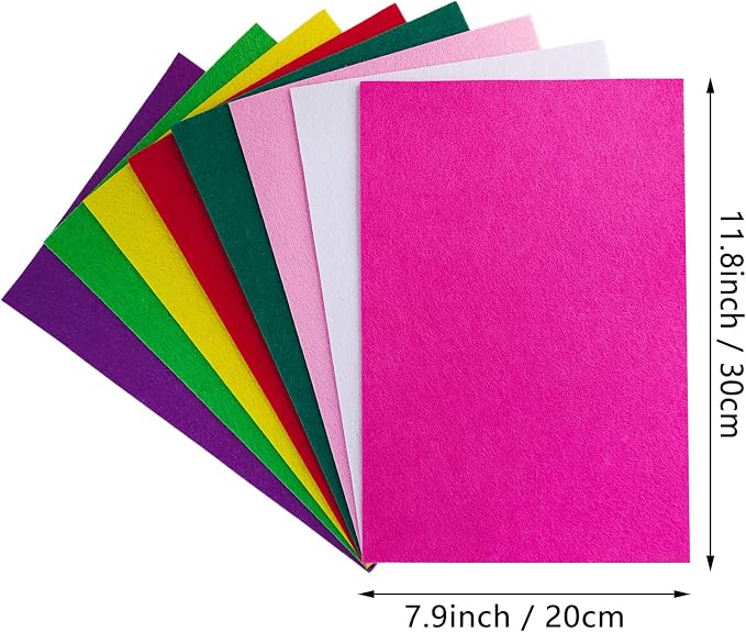 Jtnohx Stiff Felt, 2mm Thick Felt Sheets