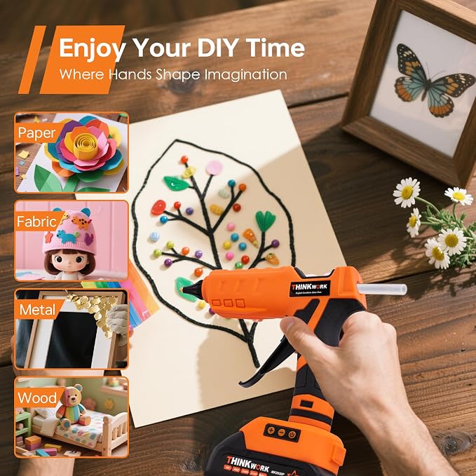 THINKWORK 20V Cordless Glue Gun