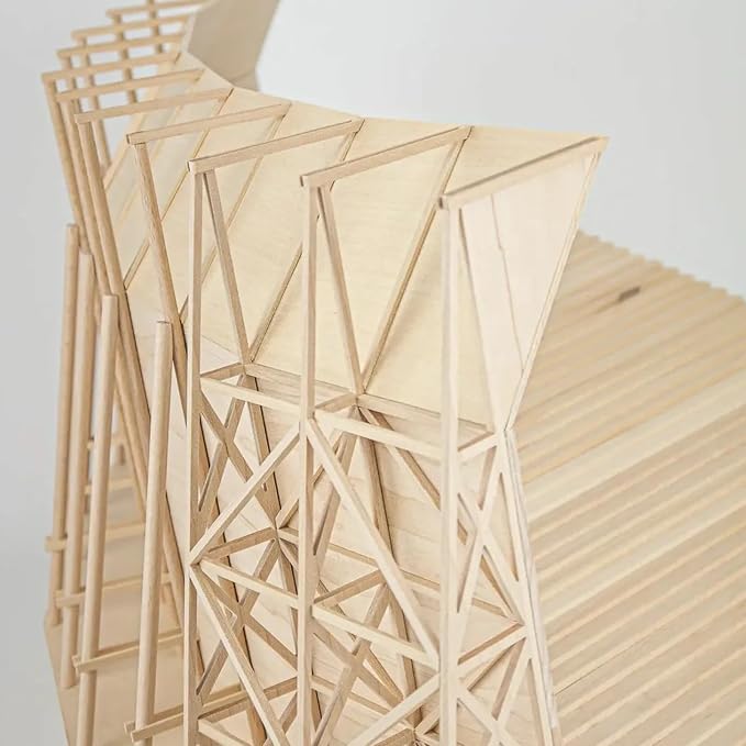 215 PCS Basswood Sticks, Hardwood Square Dowels, Unfinished Wooden Dowels