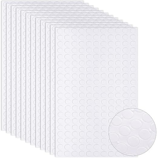 Outus 2400 Pieces Foam Dots Dual-Adhesive 3D Foam Tapes Pop Dots Adhesive Mount