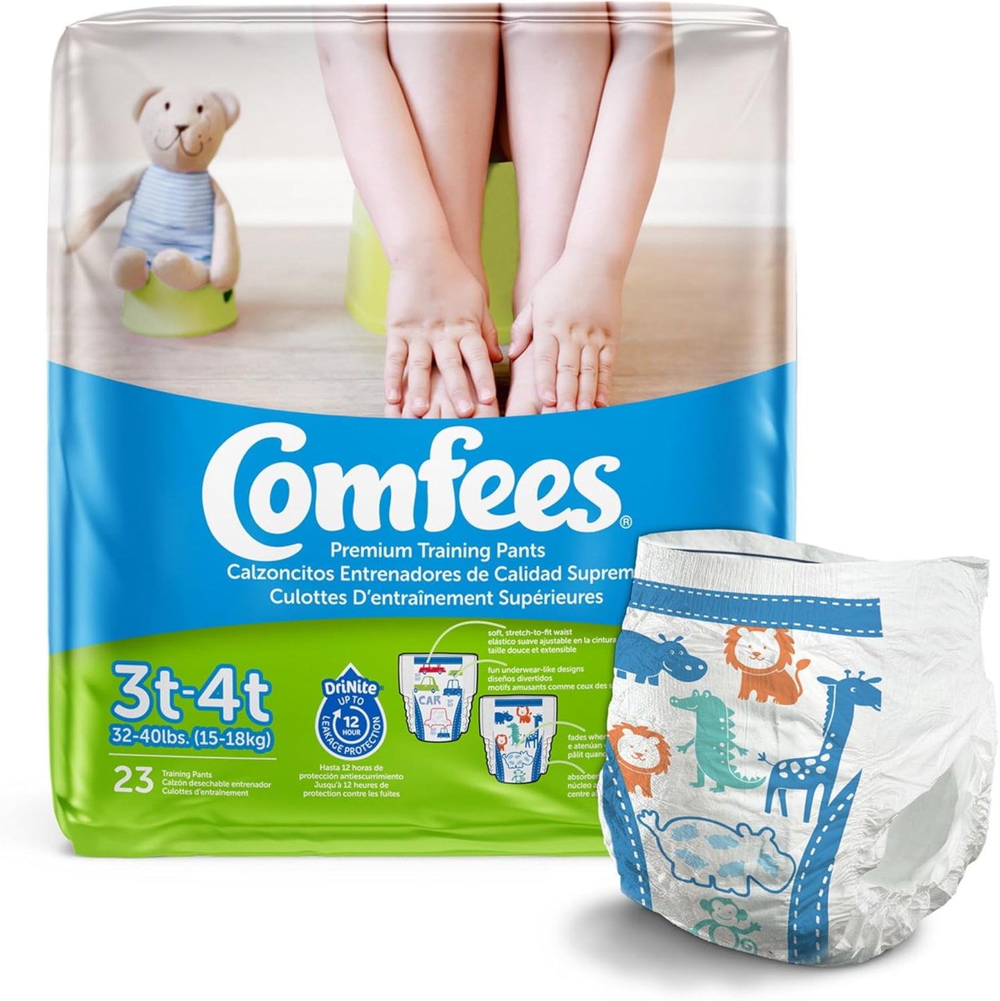 Comfees Boy Training Pants - Size 3T-4T