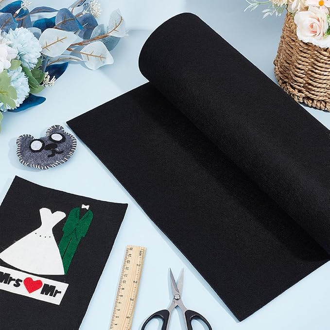 BENECREAT Felt Roll, 118x15.7inch Nonwoven Felt Roll