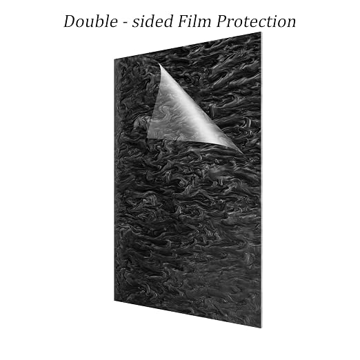 TOEPODO Pearlescent Ripple Cast Acrylic Sheets 1/8inch Thick Marble Acrylic