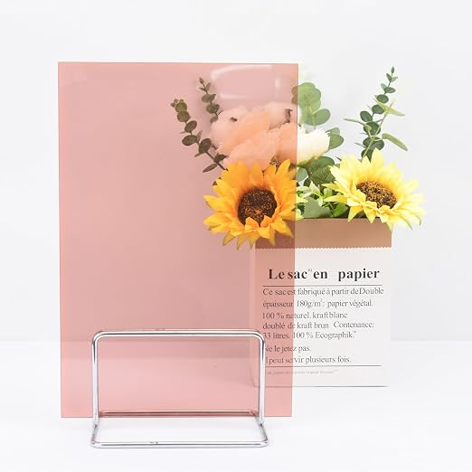 6 PCS Translucent Light Teal Cast Acrylic Sheets 8" x 12" x 0.118", Plexiglass