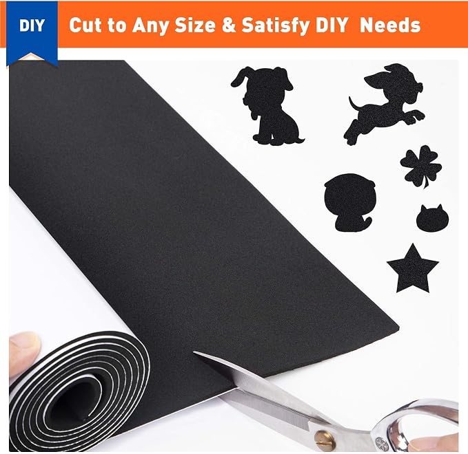 MAGZO Adhesive Sponge Neoprene Foam Padding, 1/16" Thick x 12" x 59" | Ultra