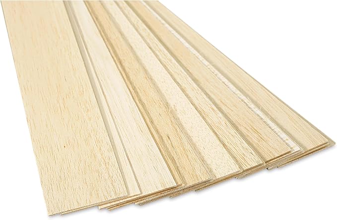 Balsa Wood 1/16 X 3 X 36in