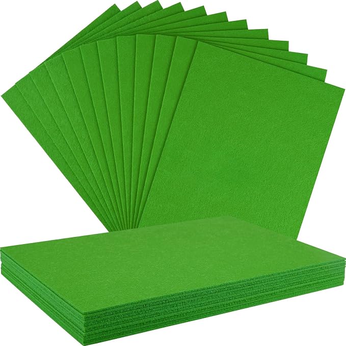 NEBURORA 12 Pcs 2mm Thick Stiff Felt Sheets