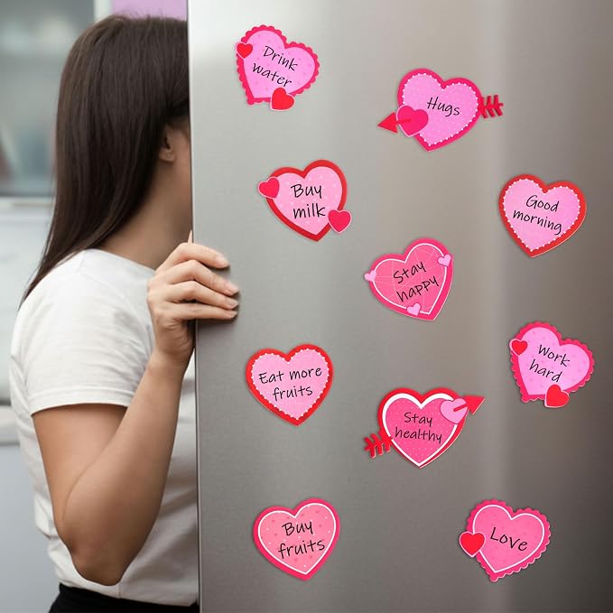 Eaasty 1080 Sheets Valentine's Day Heart Cutouts Paper Heart Cutouts Assorted