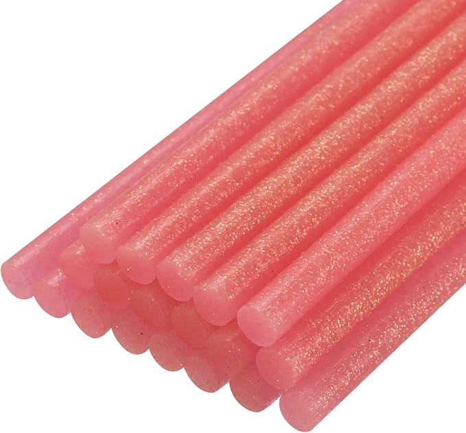 uxcell 20pcs Hot Glue Sticks for Glue Gun 7mm/0.27-inch x 8-inch Mini Hot Melt