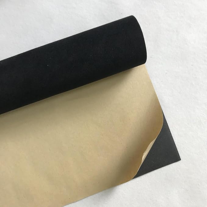 Self Adhesive Sheets Peel and Stick Velvet Flock Soft Velvet Drawer Liner DIY