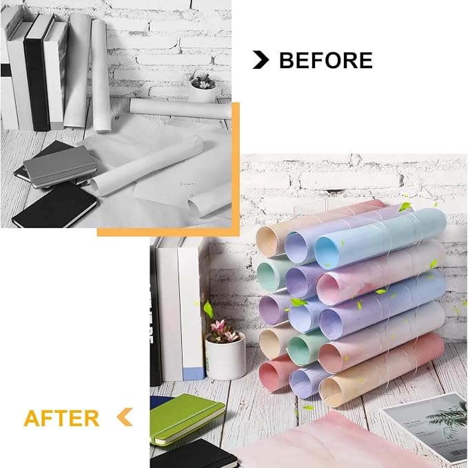 Outus Vinyl Storage Rack Acrylic 15 Holes Vinyl Roll Holder Craft Paper Storage