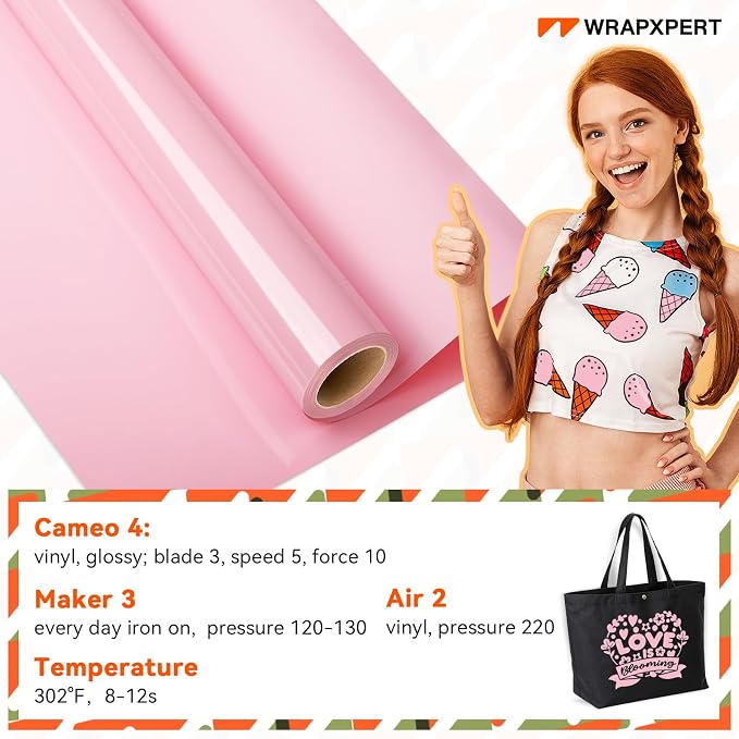WRAPXPERT Light Pink HTV