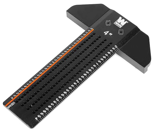 WEN 4-Inch T-Shaped Marking Ruler