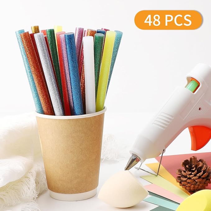 Manarty Colored Hot Glue Sticks, Glue Sticks