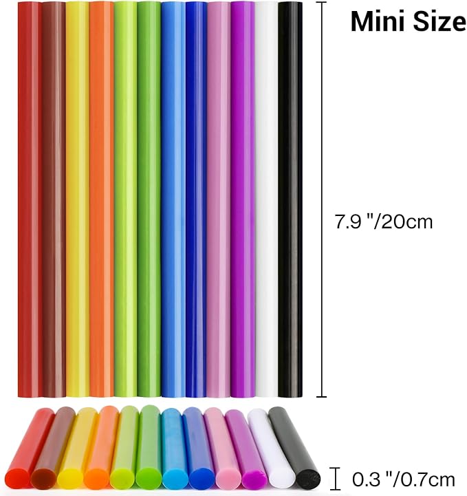 ENPOINT Colored Hot Glue Sticks, Sealing Wax Sticks