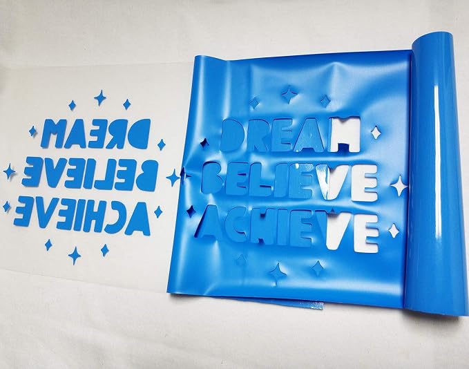 guangyintong Lake Blue Heat Transfer Vinyl HTV Rolls